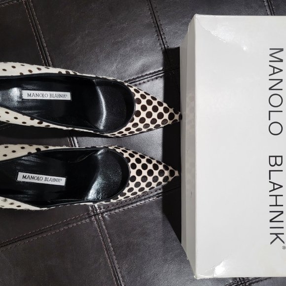 Manolo Blahnik calf hair pumps - Picture 4 of 5